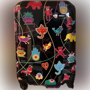 Colorful Embroidered Suitcase
